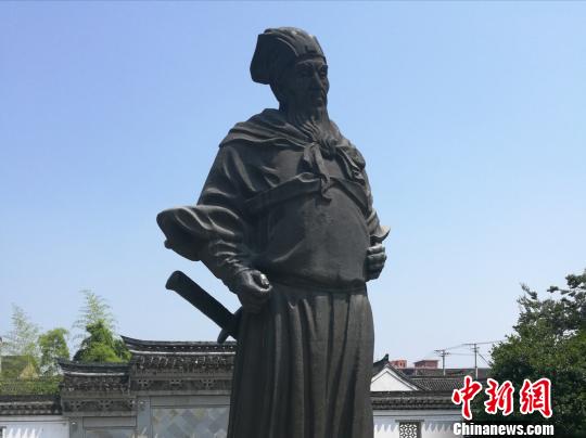 图为王阳明像 项菁 摄
